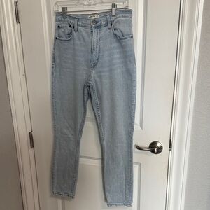 Abercrombie Skinny High Rise light wash
